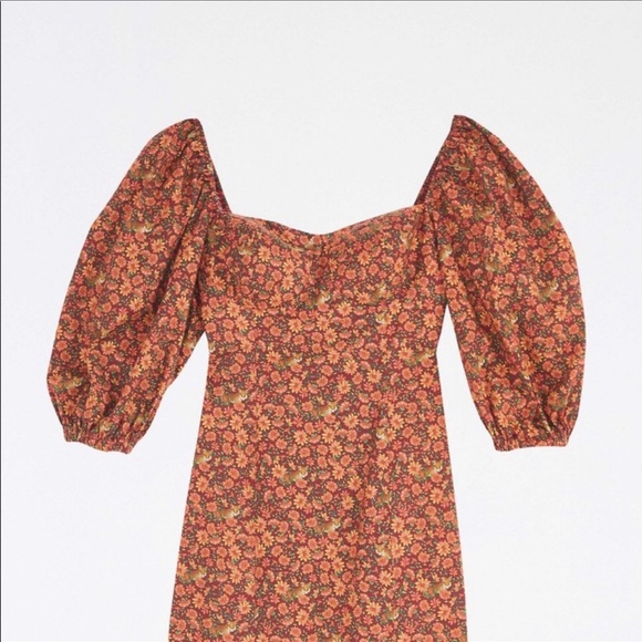 RARE NWOT FARM Rio Leopard Garden Mini Dress - Picture 3 of 11